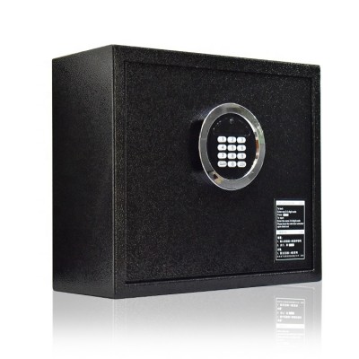 Electronic digital steel with large wall or floor mounted hotel safe box